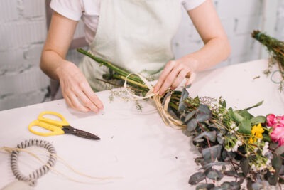creer un bouquet de fleur