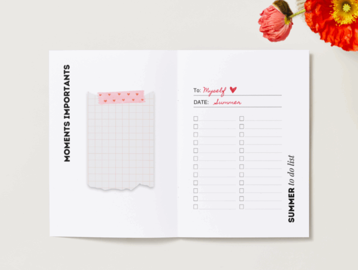 Summer Journal - Cahier de journaling d'été – Image 5